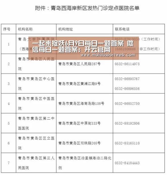 一起来捉妖6月9日每日一题答案 微信每日一题答案:开云官网(图3) 开云